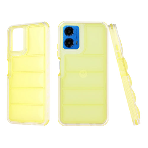 Husa pentru Motorola Moto G34, Techsuit Wave Shield, galben