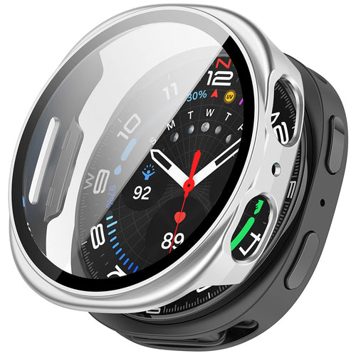 Husa smartwatch pentru Samsung Galaxy Watch8 44mm, Techsuit, gri