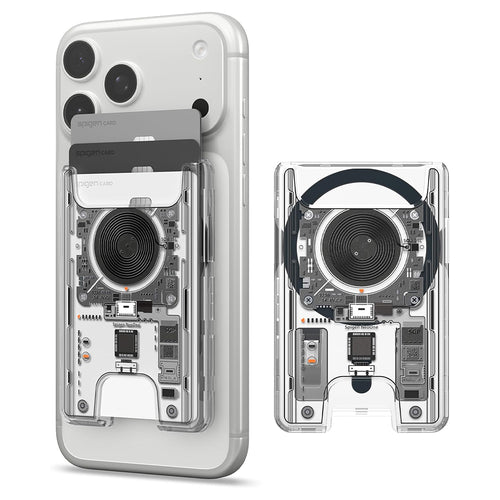 Portofel MagSafe Spigen Magnetic Wallet Ultra Hybrid, 3 Carduri, Zero One