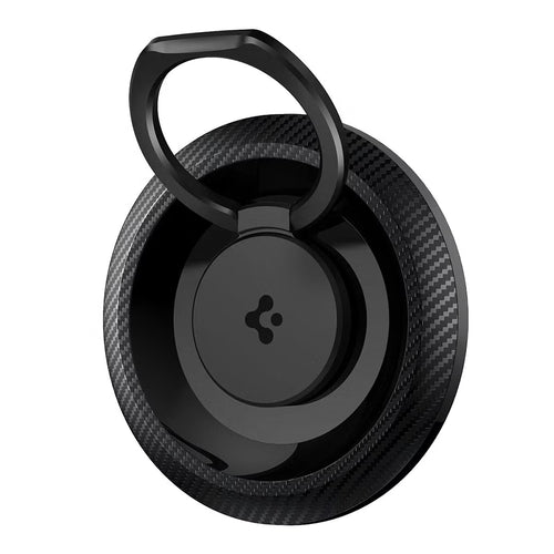 Suport telefon Spigen O-Mag OM100, rotire 360 grade, Negru