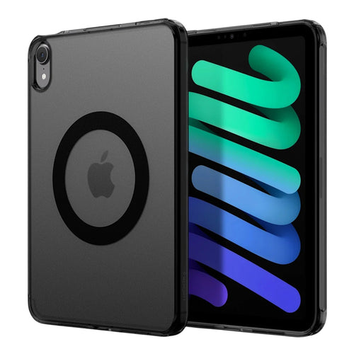 Husă pentru iPad mini 6 (2021) / iPad mini 7 (2024), Spigen Ultra Hybrid MagFit, Negru frost