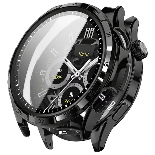 Husa pentru Honor Watch 6, Techsuit Defense360 Pro + Folie protectie ecran, Neagra