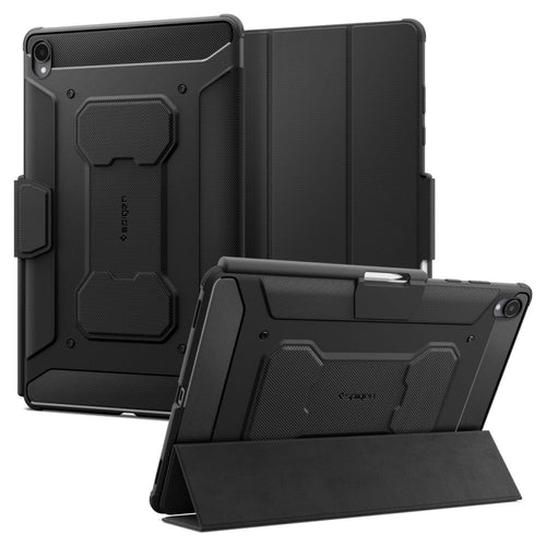 Husă pentru Samsung Galaxy Tab S12 Plus, Spigen Rugged Armor Pro, Neagră