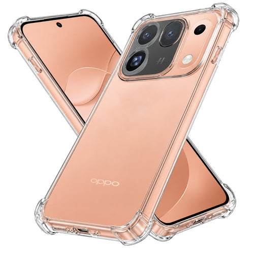 Husă pentru Oppo Find X10 Pro Max, Techsuit Shockproof Clear Silicone, Transparentă
