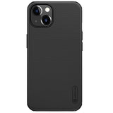 Husa Nillkin compatibila cu iPhone 15 Pro Max, Anti-amprenta, PC + TPU, Negru