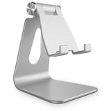 Suport de birou Techsuit birou (Z4a), Folding Feature, pentru Phone, Tablet, max 8, argintiu