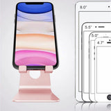 Suport de birou Techsuit birou (Z4a), Folding Feature, pentru Phone, Tablet, max 8, argintiu
