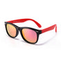 Ochelari de soare Techsuit Kids Polarized Sunglasses (D802), polarizati, UV400, negru;rosu