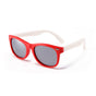 Ochelari de soare Techsuit Kids Polarized Sunglasses (D802), polarizati, UV400, alb;rosu;gri