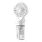 Techsuit Handheld Fan (G10), portabil, cu Humidifier, Four Speeds, USB, Alb