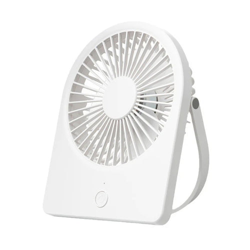 Techsuit Mini Fan (CT-108), portabil, reincarcabil, USB-C, Alb