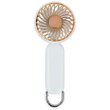 Techsuit Handheld Fan (A217), USB reincarcabil, Three Speeds, 1200mAh, Gold Beige
