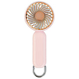 Techsuit Handheld Fan (A217), USB reincarcabil, Three Speeds, 1200mAh, Gold Roz
