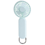 Techsuit Handheld Fan (A217), USB reincarcabil, Three Speeds, 1200mAh, Roz