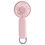 Techsuit Handheld Fan (A217), USB reincarcabil, Three Speeds, 1200mAh, Roz