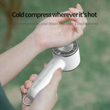 Techsuit Handheld Fan (HX138), portabil, reincarcabil, Three Speeds, cu Flashlight, 1200mAh, Alb