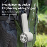 Techsuit Handheld Fan (HX138), portabil, reincarcabil, Three Speeds, cu Flashlight, 1200mAh, Alb