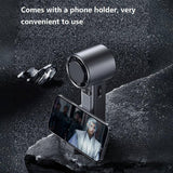 Techsuit Premium Handheld Fan (F83), portabil, reglabil, reincarcabil, 4800mAh, Gri
