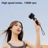 Techsuit Premium Handheld Fan (F83), portabil, reglabil, reincarcabil, 4800mAh, Gri