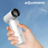 Techsuit Premium Handheld Fan (FS15), Multifunctional, portabil, reglabil, 80000rpm, reincarcabil, 4500mAh, Light Verde