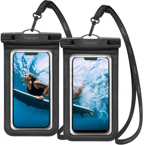 Spigen (2 pack) Husa Impermeabila A601 (AMP04523) , IPX8, pentru Phone 3.5, 7, Negru