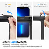 Spigen (2 pack) Husa Impermeabila A601 (AMP04523) , IPX8, pentru Phone 3.5, 7, Negru