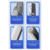 Techsuit Handheld Fan (TF1), portabil, pentru Pocket, reglabil, reincarcabil, Silent, 1200mAh, Alb
