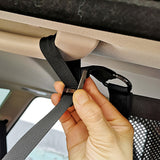 Techsuit Organizator Auto (CNO-T1), Storage Net pentru Car Ceiling (L78x53cm), Negru