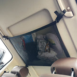Techsuit Organizator Auto (CNO-T1), Storage Net pentru Car Ceiling (L78x53cm), Negru