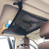 Techsuit Organizator Auto (CNO-T1), Storage Net pentru Car Ceiling (L78x53cm), Negru