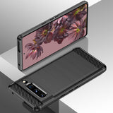 Husa pentru Google Pixel 7 Pro, Techsuit Carbon Silicone, negru
