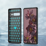 Husa pentru Google Pixel 7 Pro, Techsuit Carbon Silicone, negru