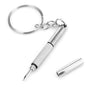 Techsuit Glasses Screwdriver (ST1), from Metal, 6 x 0.5cm, Argintiu