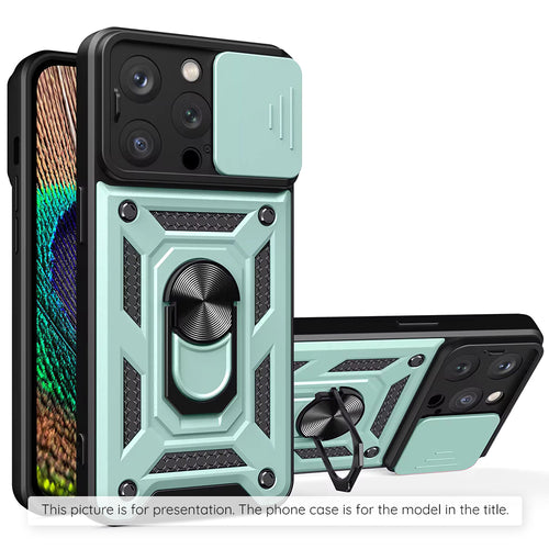 Husă pentru iPhone 17 Pro / iPhone 18 Pro, Techsuit CamShield Series, Verde