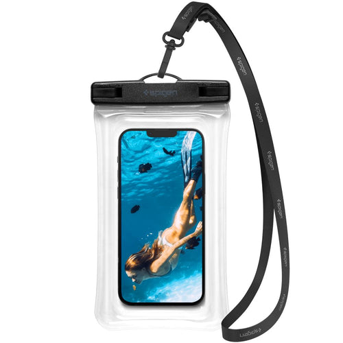 Spigen Husa Impermeabila A610 (AMP04530), IPX8, pentru Phone, max 6.9, Clear