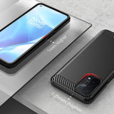 Husa pentru OPPO A54 5G, Techsuit Carbon Silicone, negru