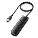 Hub USB UGREEN Connection Hub CM416 (80657), USB 3.0 to 4x USB-A, Type-C 5Gbps, 1m, negru
