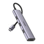 Hub USB UGREEN CM473 (20841), Type-C to 4xUSB-A 3.0, 5Gbps, gri