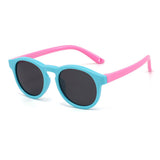 Ochelari de soare Techsuit Sunglasses Polarised (8308-C27), polarizati, UV400, negru;roz;bleu