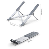 UGREEN Laptop Holder LP451 (40289), Folding Feature, Silicone Pads, max 17.3, Argintiu