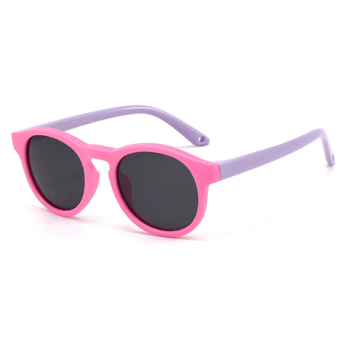 Ochelari de soare Techsuit Sunglasses Polarised (8308-C42), polarizati, UV400, negru;roz;mov