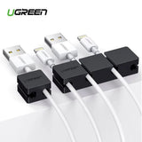 UGREEN Organizator cabluri 3+1 LP208 (70585), Main si Single, 4 Holder Clips, Negru