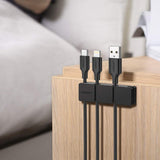 UGREEN Organizator cabluri 3+1 LP208 (70585), Main si Single, 4 Holder Clips, Negru