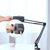 Suport de birou UGREEN birou LP142 (50394), Clamp Grip, Multi-Angle Ajustable Arm, pentru Phone, Tablet, negru