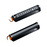 UGREEN Numar parcare LP178 (60326), pentru Bord, 2 Numbers, Detasabil 3M Adhesive, Ascundere numar, Negru