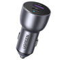 Incarcator auto UGREEN Aluminium Shell CD213 (60980), 2x USB-A, QC 3.0, 42.5W, bleumarin