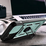 Husa pentru iPhone 14, Techsuit CamShield Series, albastru