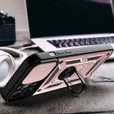 Husa pentru iPhone 13 Pro, Techsuit CamShield Series, roz