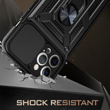 Husa pentru iPhone 12 Pro Max, Techsuit CamShield Series, albastru