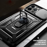 Husa pentru iPhone 11 Pro, Techsuit CamShield Series, roz